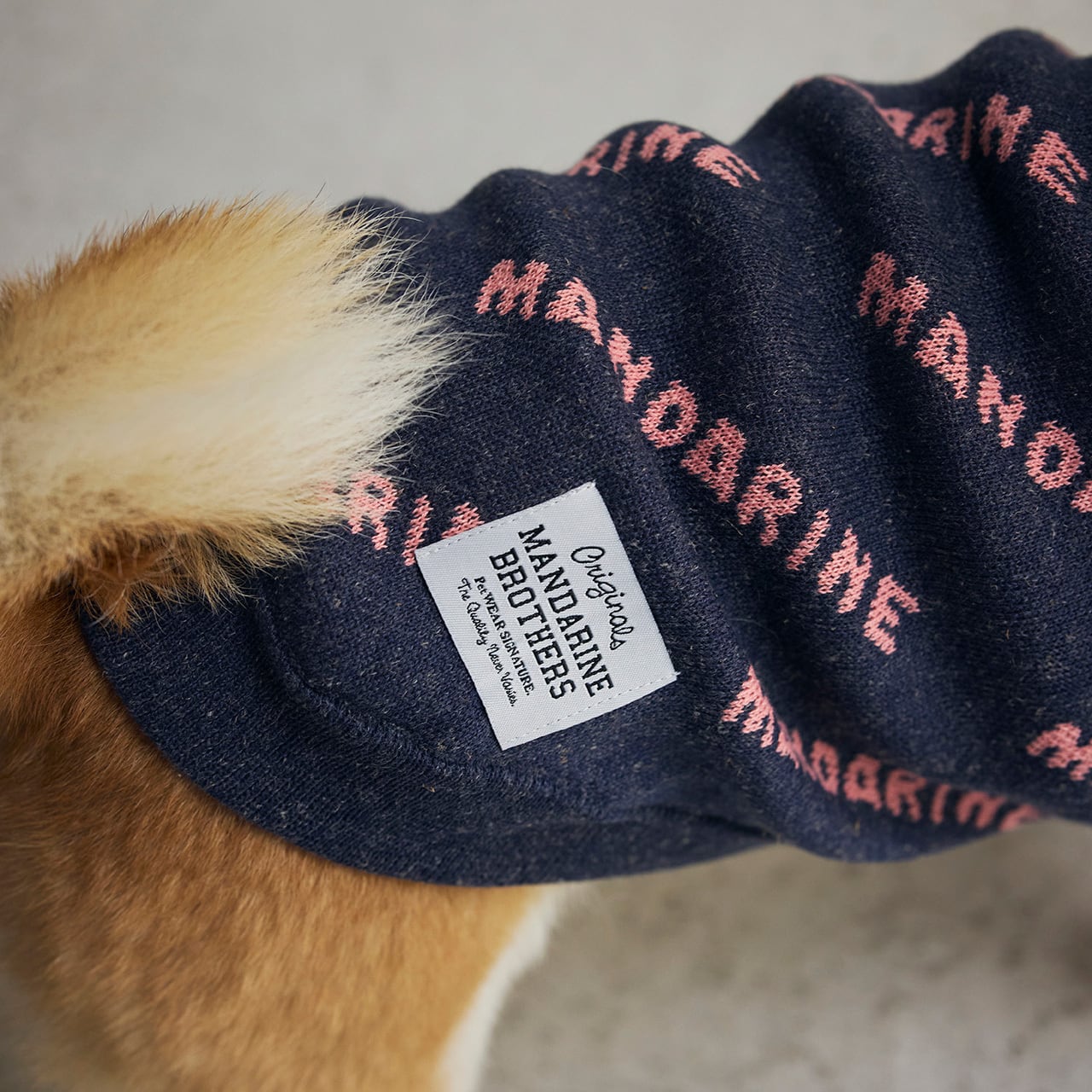 MNDRN LOGO KNIT（XS.S）マンダリンロゴニット | MANDARINE BROTHERS