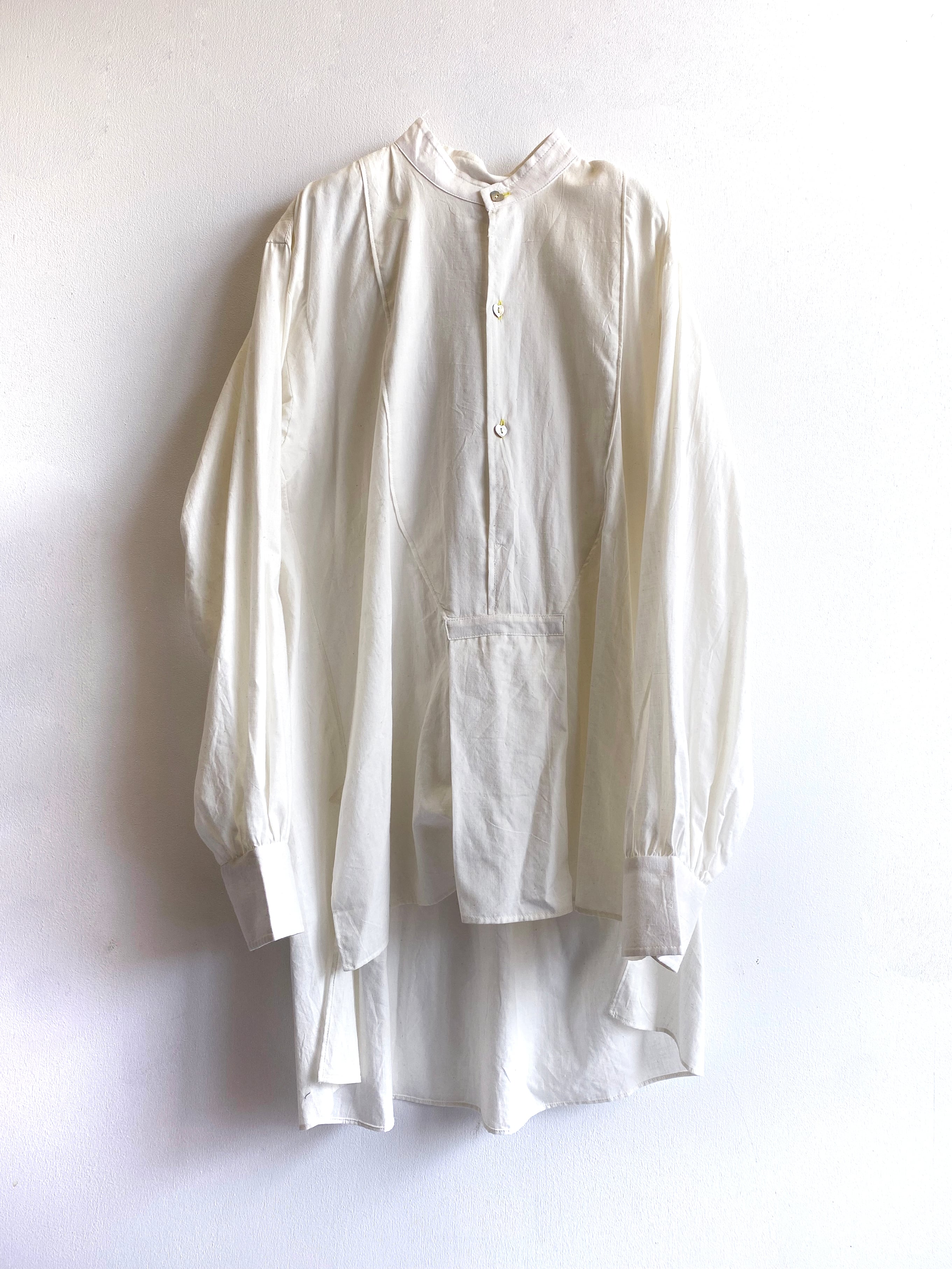 Pullover gather blouse "natural" khadi cotton