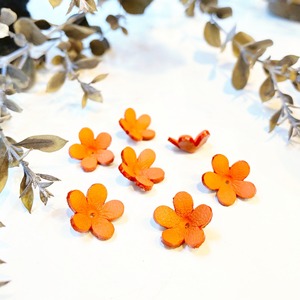 【アウトレット】ジャスミン (ピン無しタイプ)7個入(オレンジ）