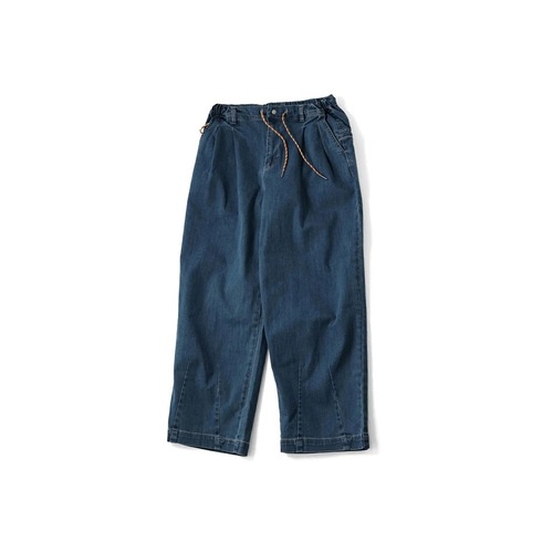 ジムマスター gym master パンツ 10oz ストレッチデニム カツラギ ツータックパンツ メンズ レディース ワイドパンツ G621747