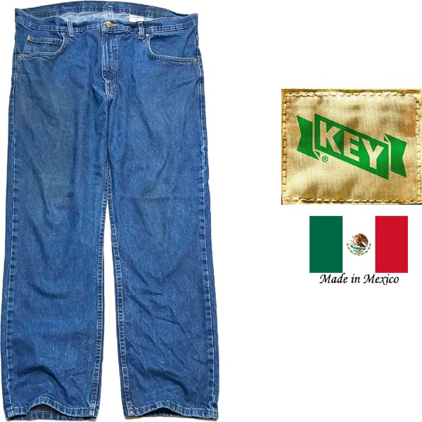 1点物◇メキシコ製KEYビッグサイズジーンズXXLデニム古着メンズ40