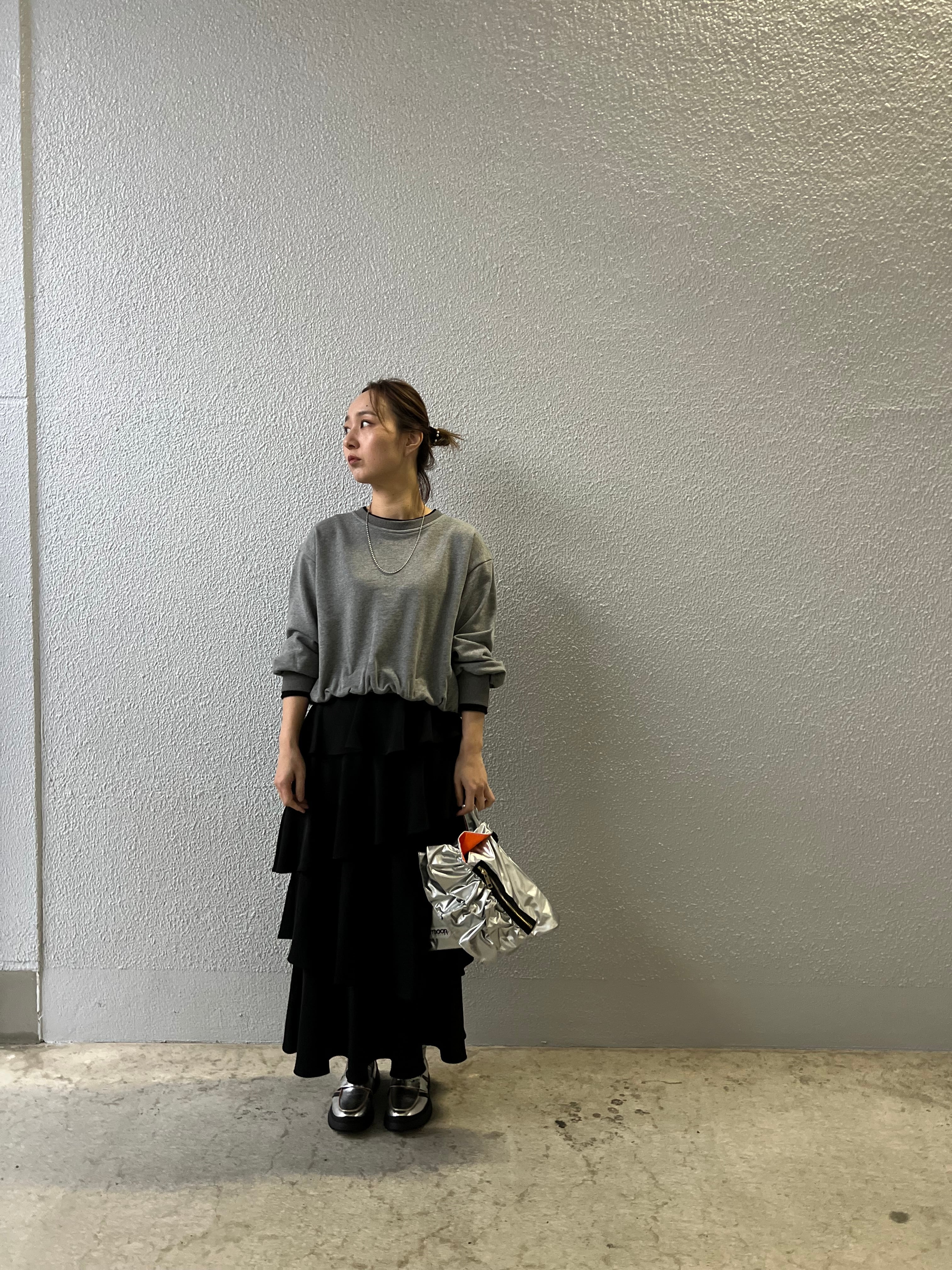 【SELECT】配色レイヤードバルーンプルオーバー 25-0679