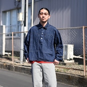 auberge新作のANTON(アントン),インテリムUSアーミーシャツコーディネート