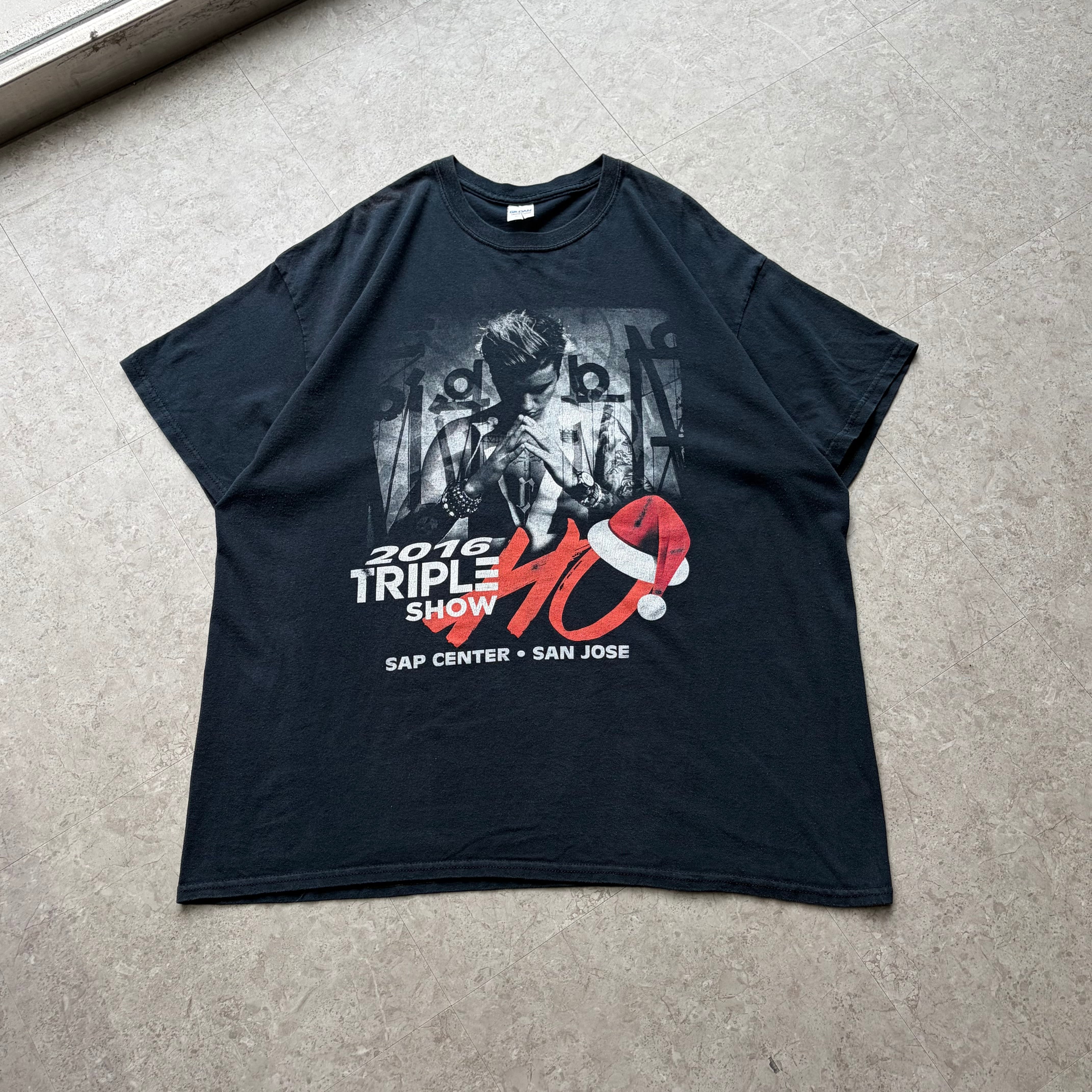 2016s Justin Bieber "TRIPLE SHOW" T-shirt【仙台店】
