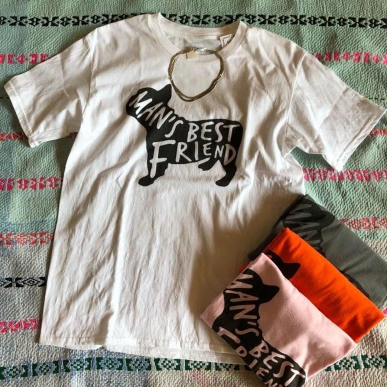 TOPANGA Lady's Best Friend　Tシャツ　オレンジ