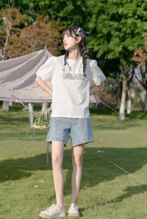 パンツ レディース デニム ショートパンツ ハーフパンツ ブルー