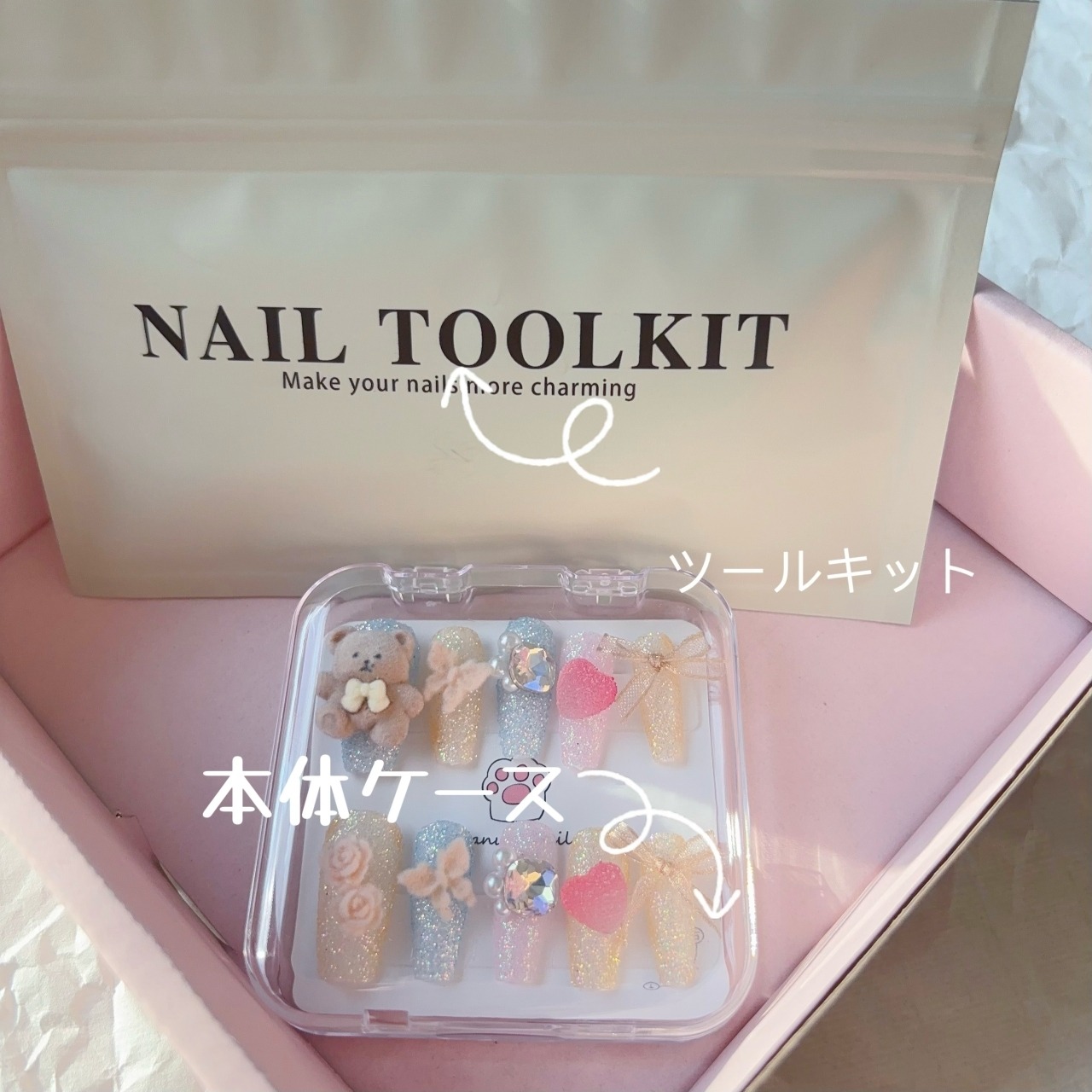 TY482 ネイルチップ サイズXS/S/M