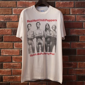 ヴィンテージTシャツ "RED HOT CHILI PEPPERS" 80's fight like a brave poster SIZE XL
