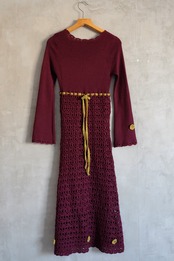Azuki knitted maxi dress