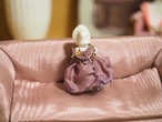 ボネとふんわりワンピース　小さなビスクドール 画像5