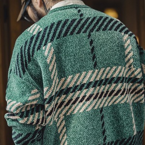 Crew-neck Knitted Pullover Sweater / クルーネック ニット プルオーバー セーター