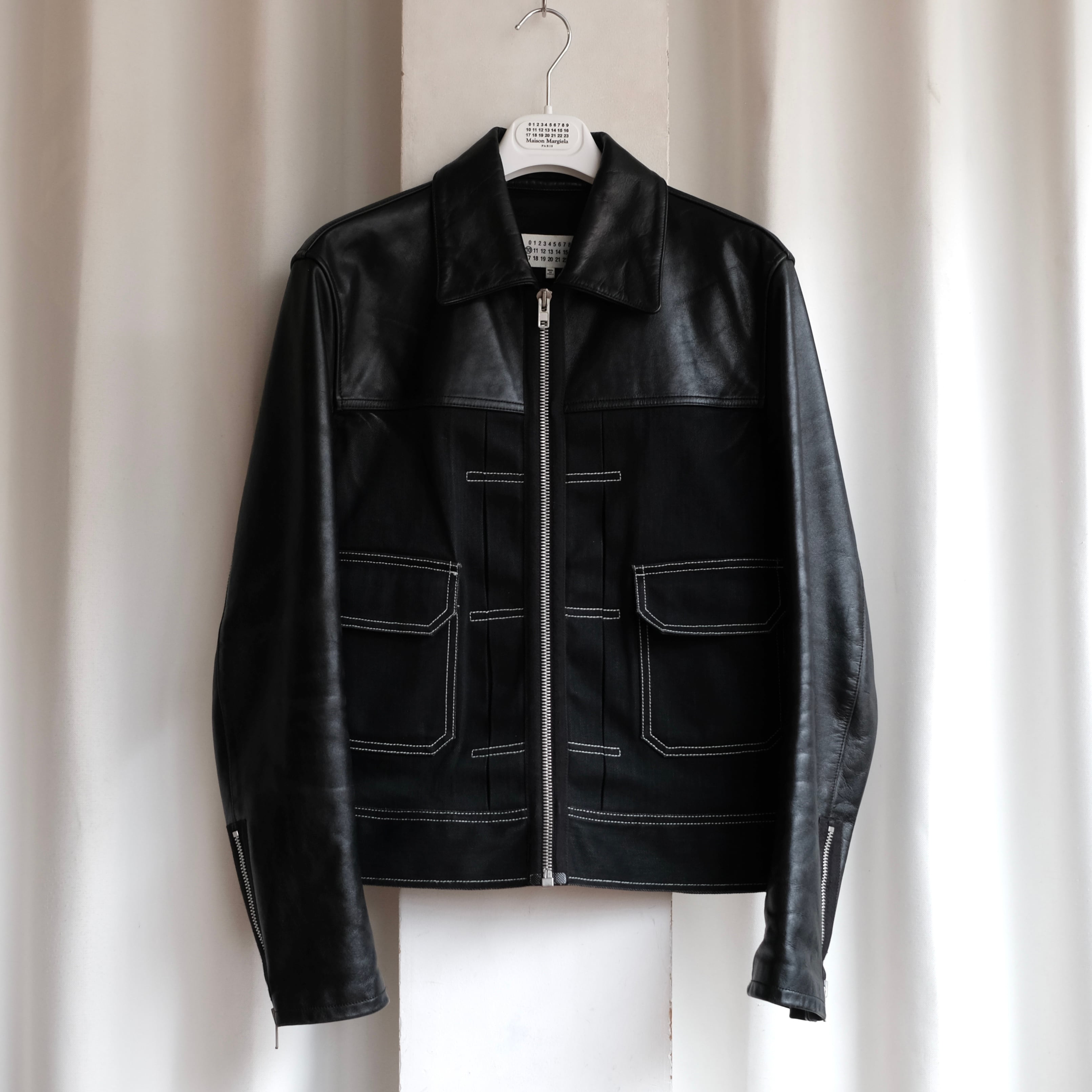 Maison Margiela LEATHER×DENIM 2nd TYPE JACKET | safarionline