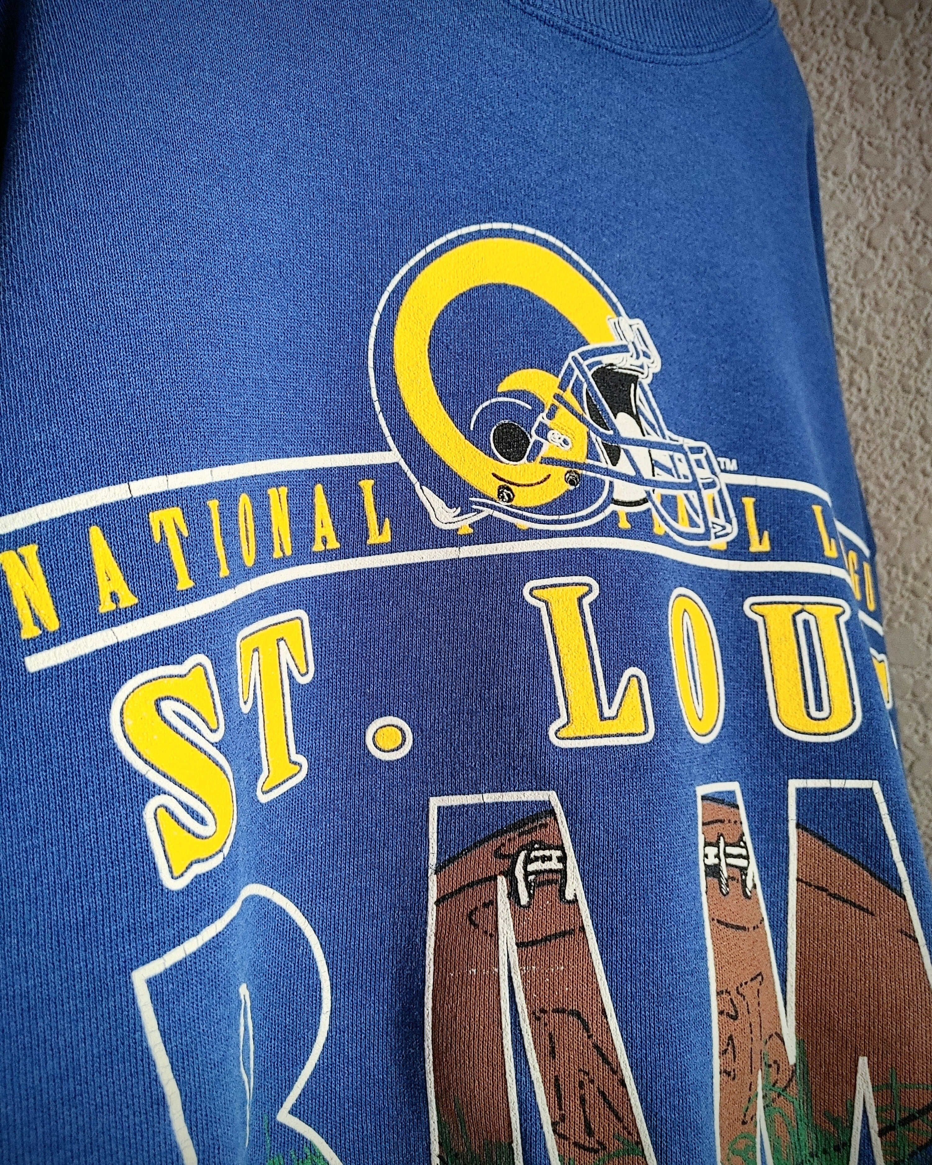 NFL ST. LOUIS RAMS スウェット セントルイスラムズ 90's 古着
