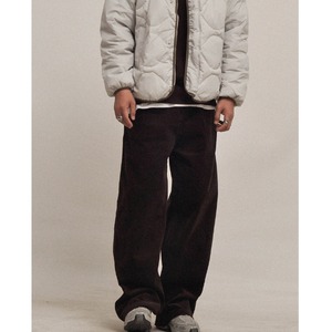 Wide silhouette design pants C3884