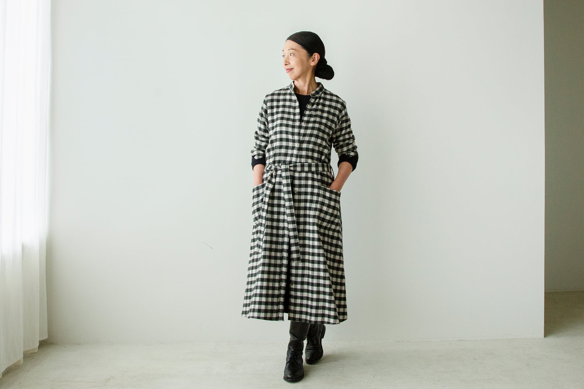 HAND ROOM WOMENS」ギンガムチェックワンピース | 天然生活 ONLINE SHOP