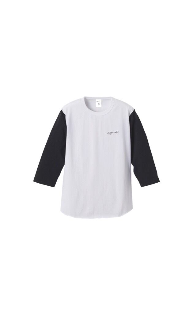 coguchi street baseball shirt (wh/bk)