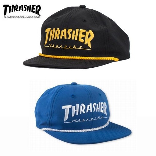 THRASHER MAGAZINE "Rope Snapback" キャップ 2カラー