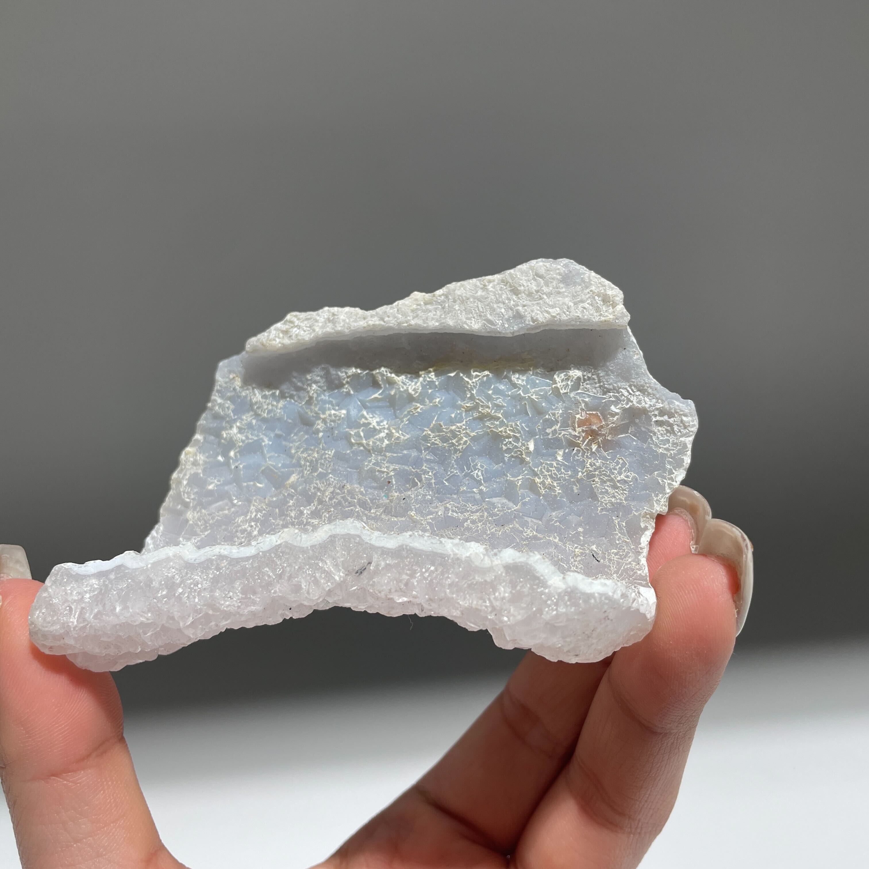 スコレサイト　カルセドニー ブルーカルセドニー 原石41◇ Blue Chalcedony ◇天然石・鉱物