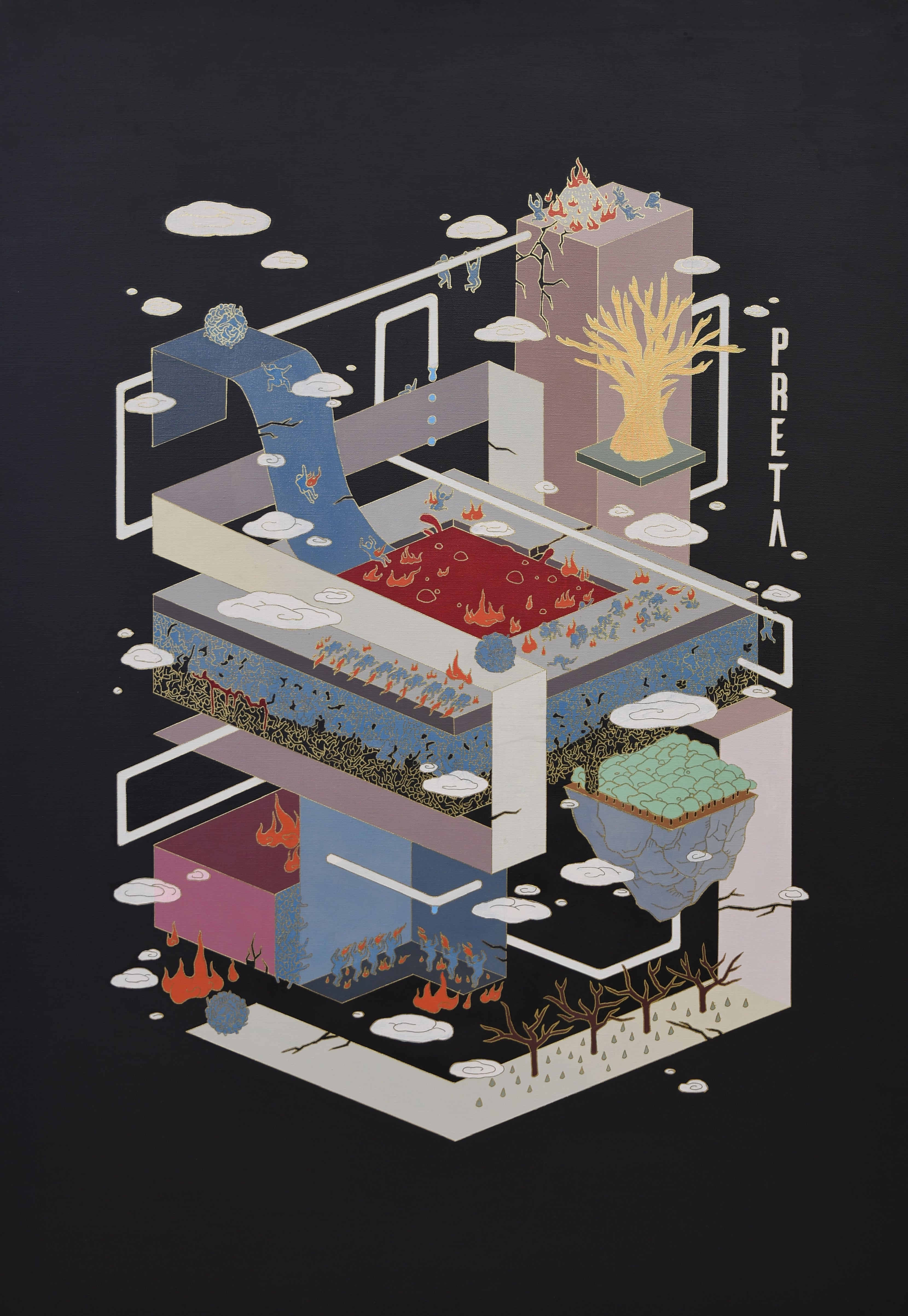EN 「新六道絵」ー 餓鬼道 | 715Design Labo