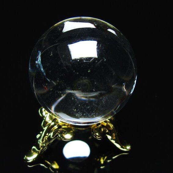 水晶 丸玉 23mm 一点物 おまかせ便 141-7644