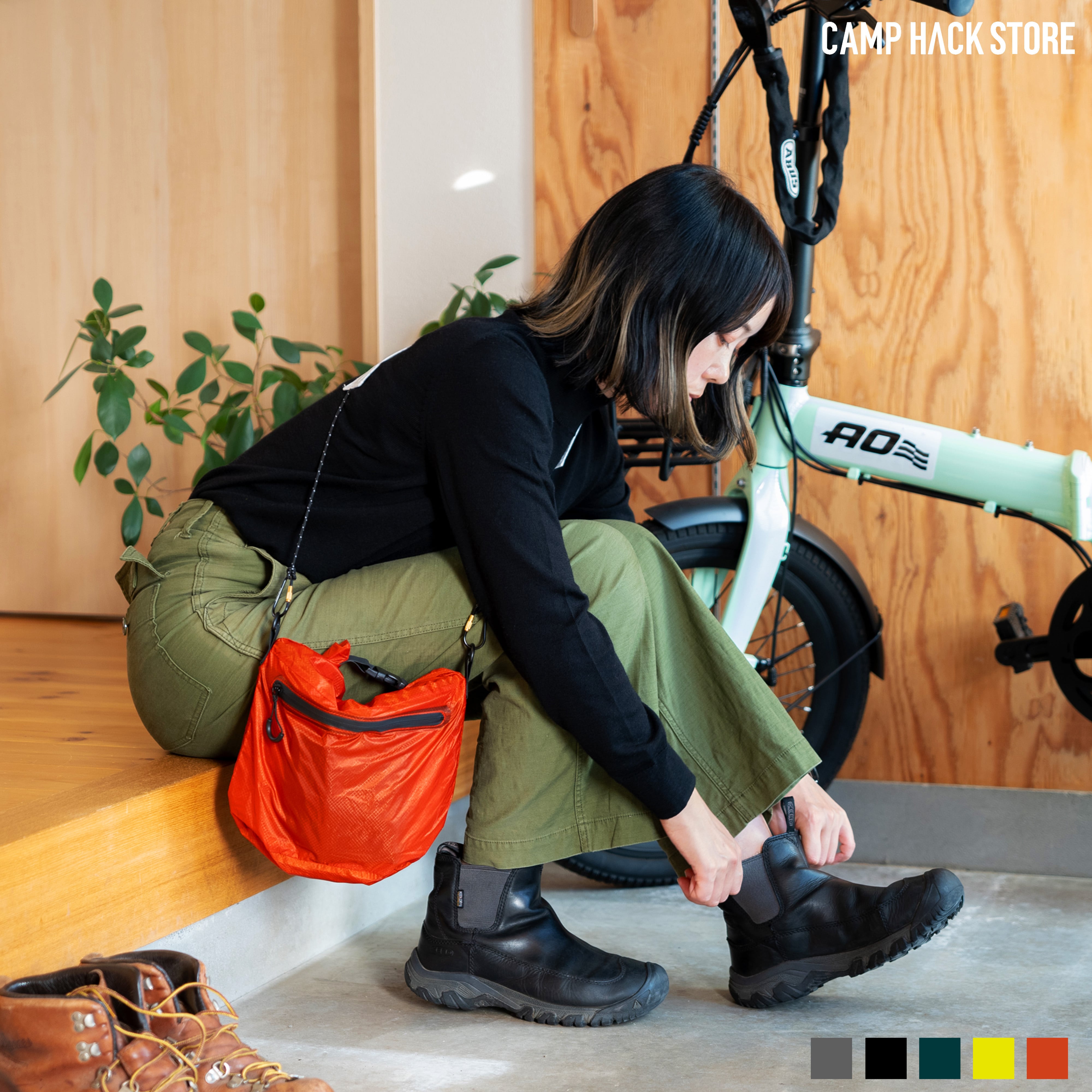 小さくても頼れる防水性「ドライバックS」 | CAMP HACK STORE