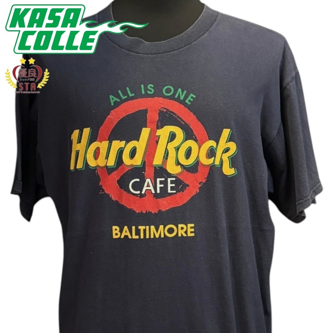 Hard Rock CAFE】ハードロックカフェ BALTIMORE Tシャツ ネイビー XL