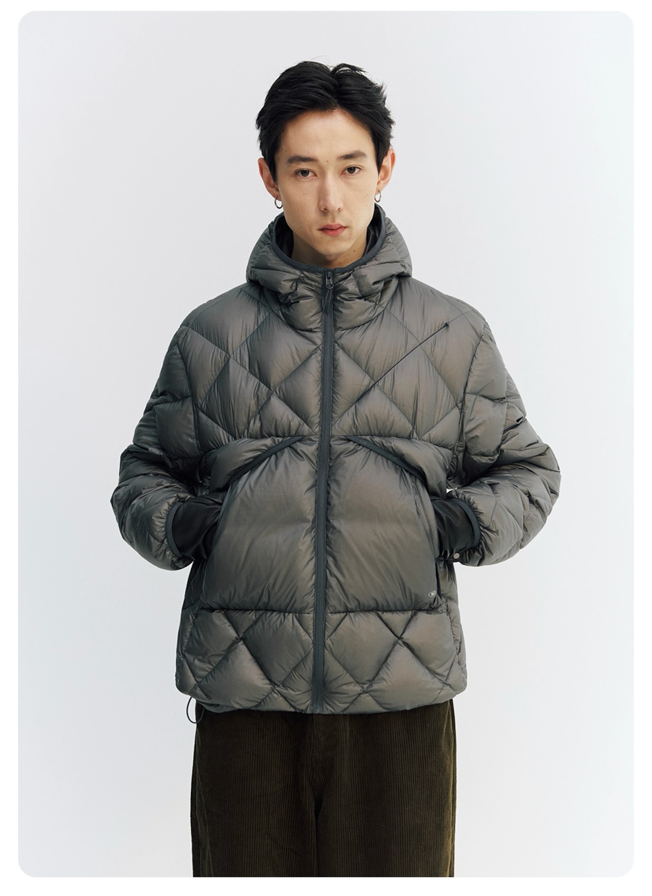 NORYBRAND Diamond Quilt Water Resistant Down