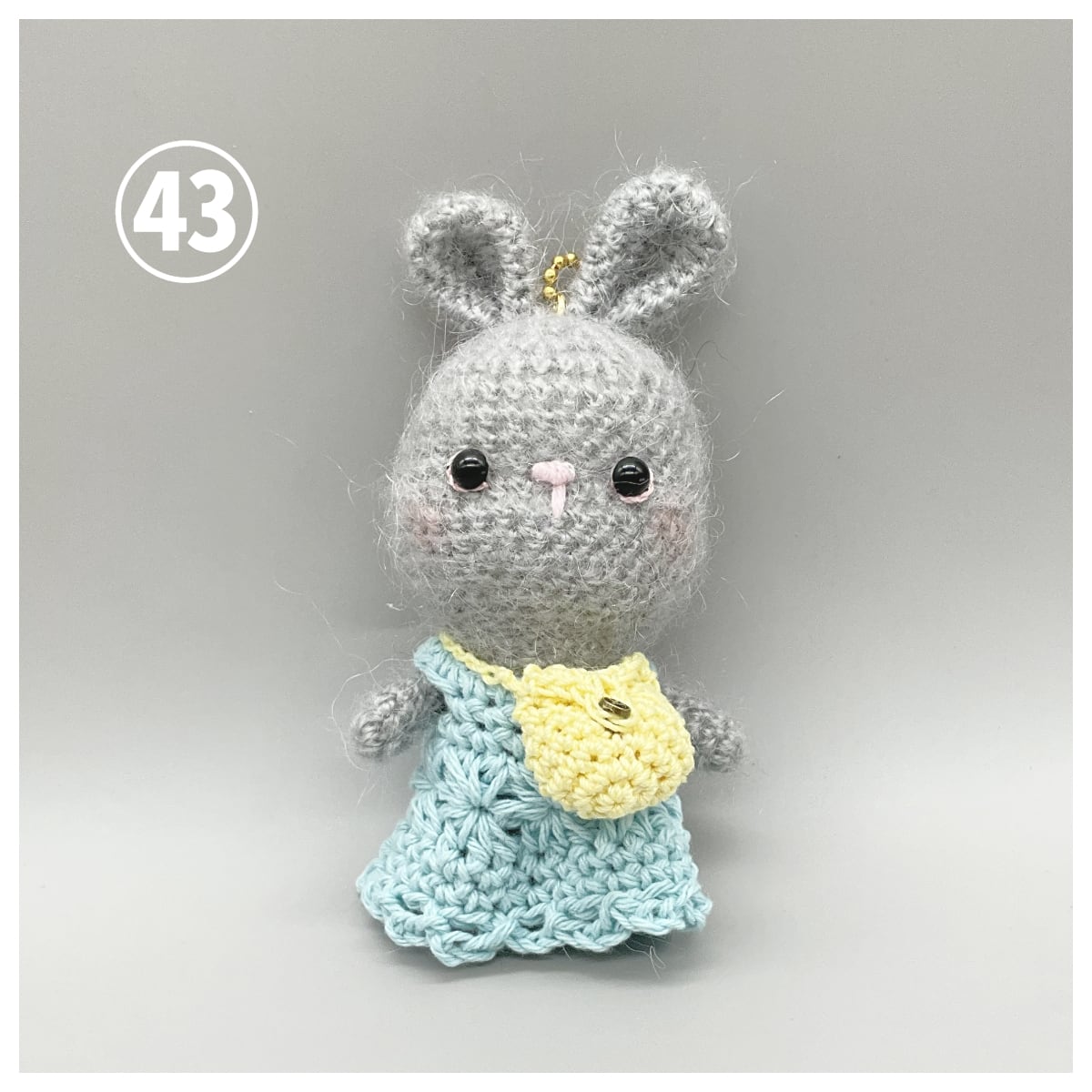 新作入荷♪】森音オリジナル あみぐるみ お散歩うさちゃん. | うさぎ