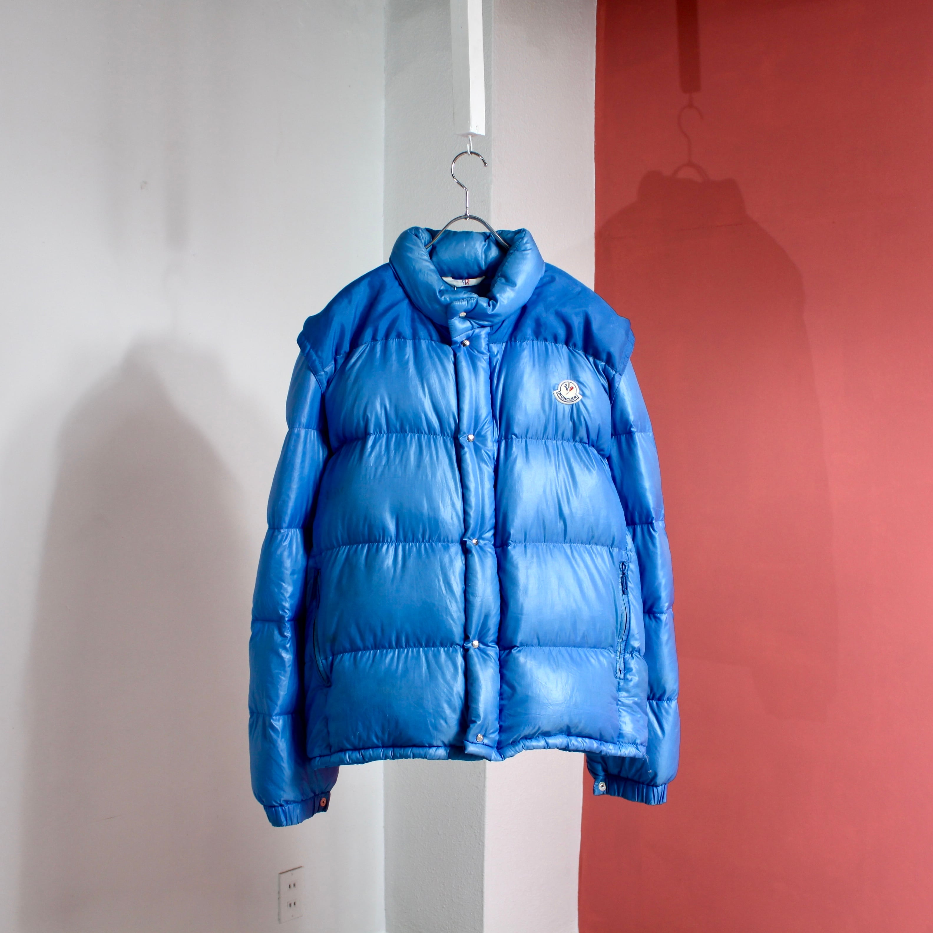0580. 1980's Moncler Grenoble Down jacket with detachable arm made