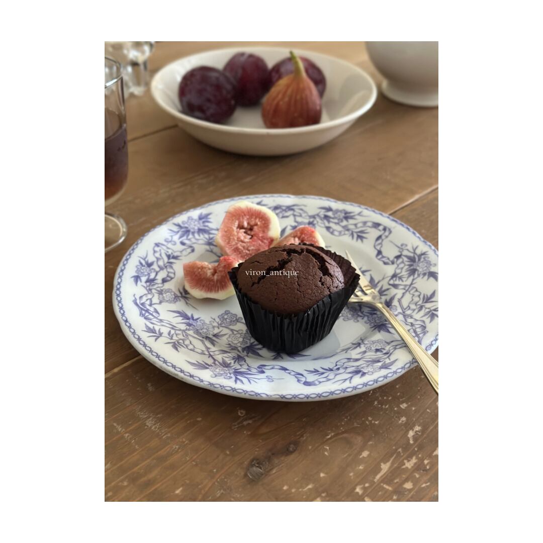 Sarreguemines サルグミンヌ / “EPINE” サンザシとリボンのデザートプレート c