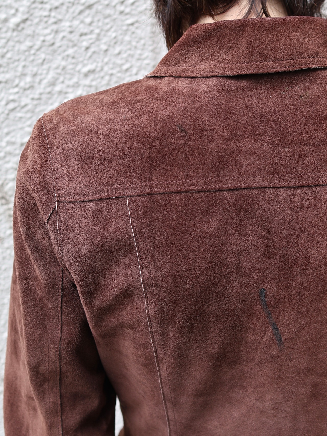 coloring suede leather jacket