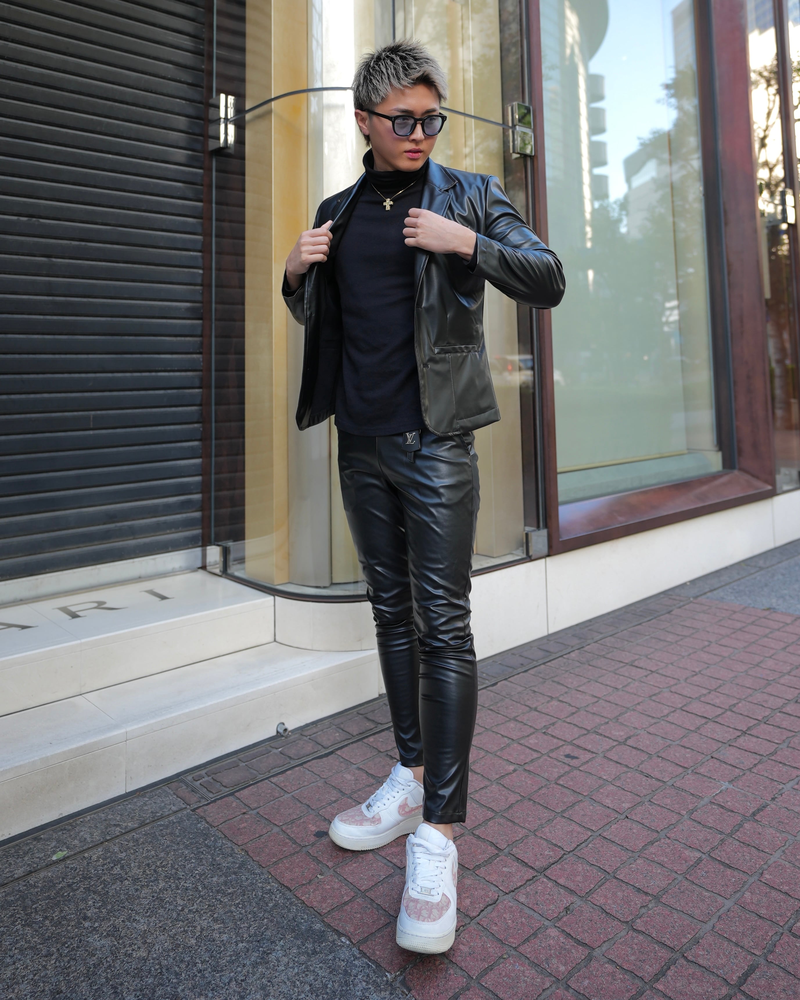 ベリンダ Belinda ペイズリーパンツ スキニーパンツ ホワイトストライプ ベリンダ Belinda ペイズリーパンツ スキニーパンツ ホワイト