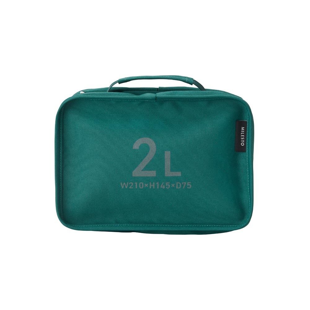 MILESTO ミレスト ハンギング オーガナイザー 2L グリーン MLS909 / 収納 バスルーム トラベル 旅行 バッグインバッグ
