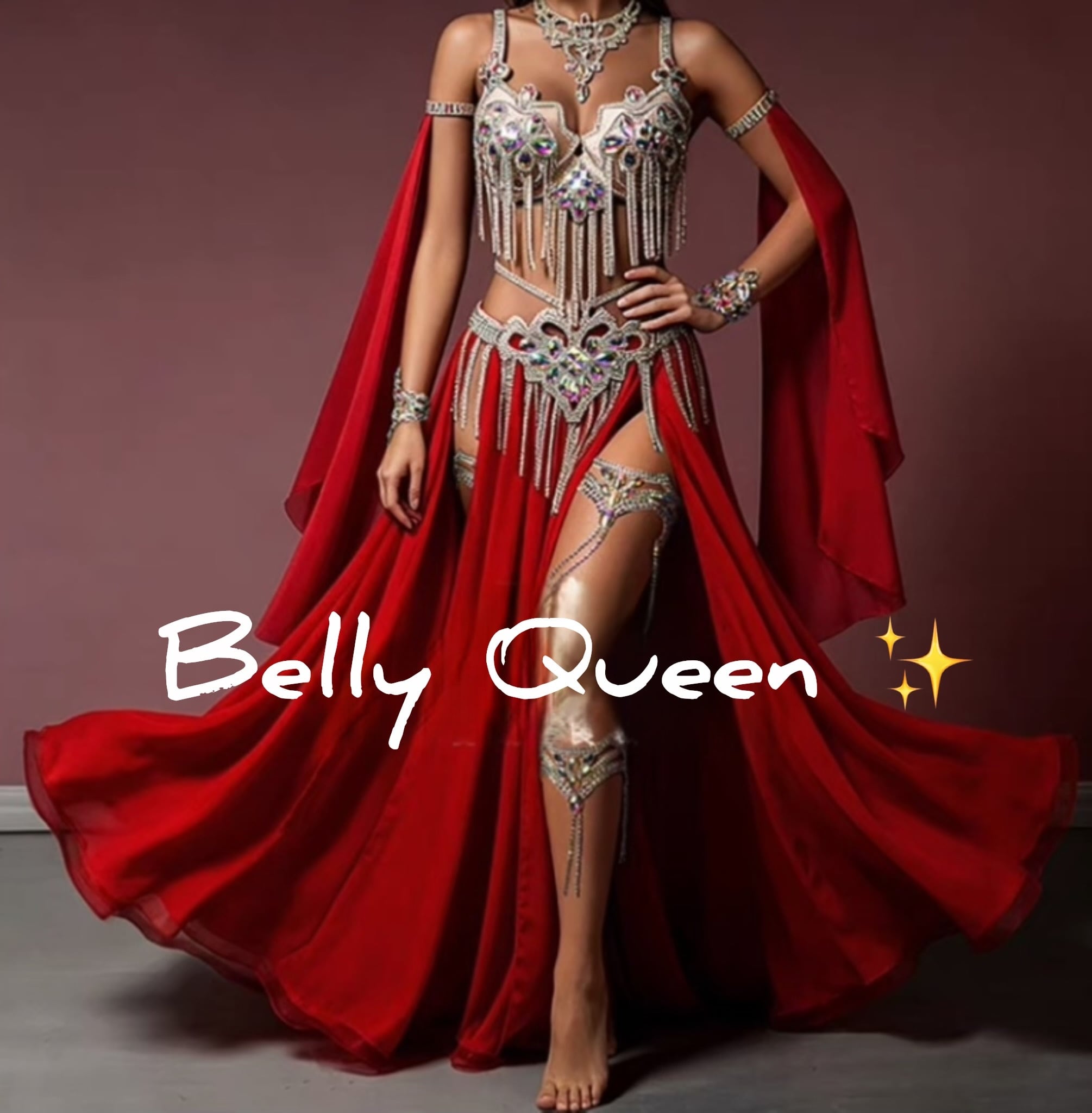 オーダーメイド イラキハリージドレス ベリーダンス衣装 | Belly Queen