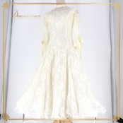 社交ダンス 衣装 スタンダード ドレス ワンピース パーティドレス レディース ホワイト系 白 レース ラインストーン 花柄 チョーカー 清楚 エレガント フェミニン 豪華 夕方ドレス ウエディング フォーマル お呼ばれ おしゃれ 花嫁 体型カバー 上品 ギャザー ふんわり シルエット 新品 装飾 人気 着痩せ 上着付き