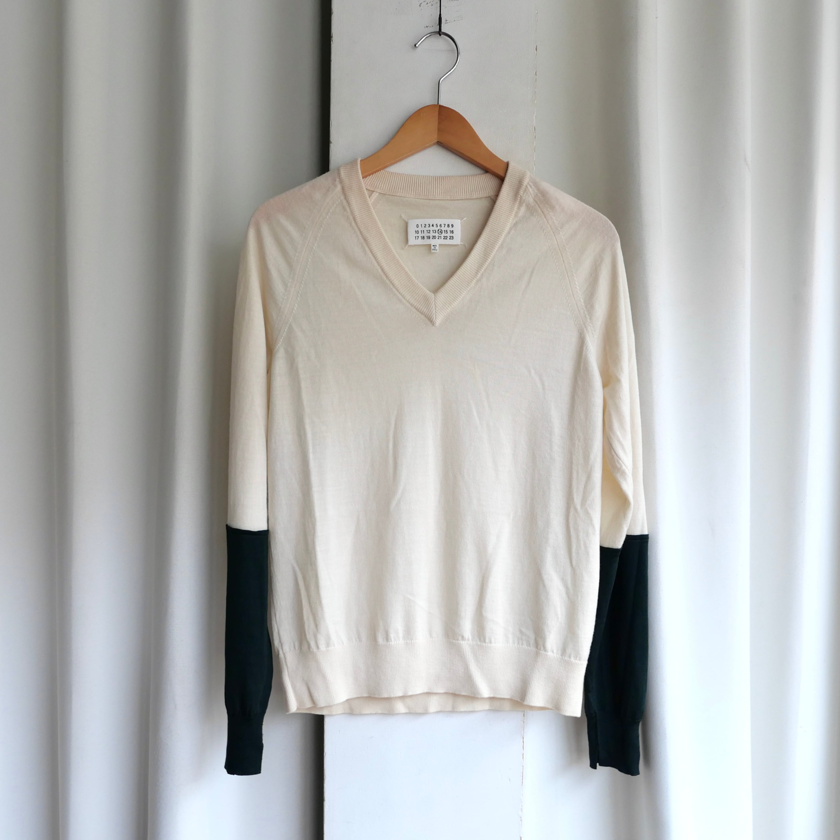Maison Martin Margiela 15AW V-NECK WOOL KNIT | safarionline