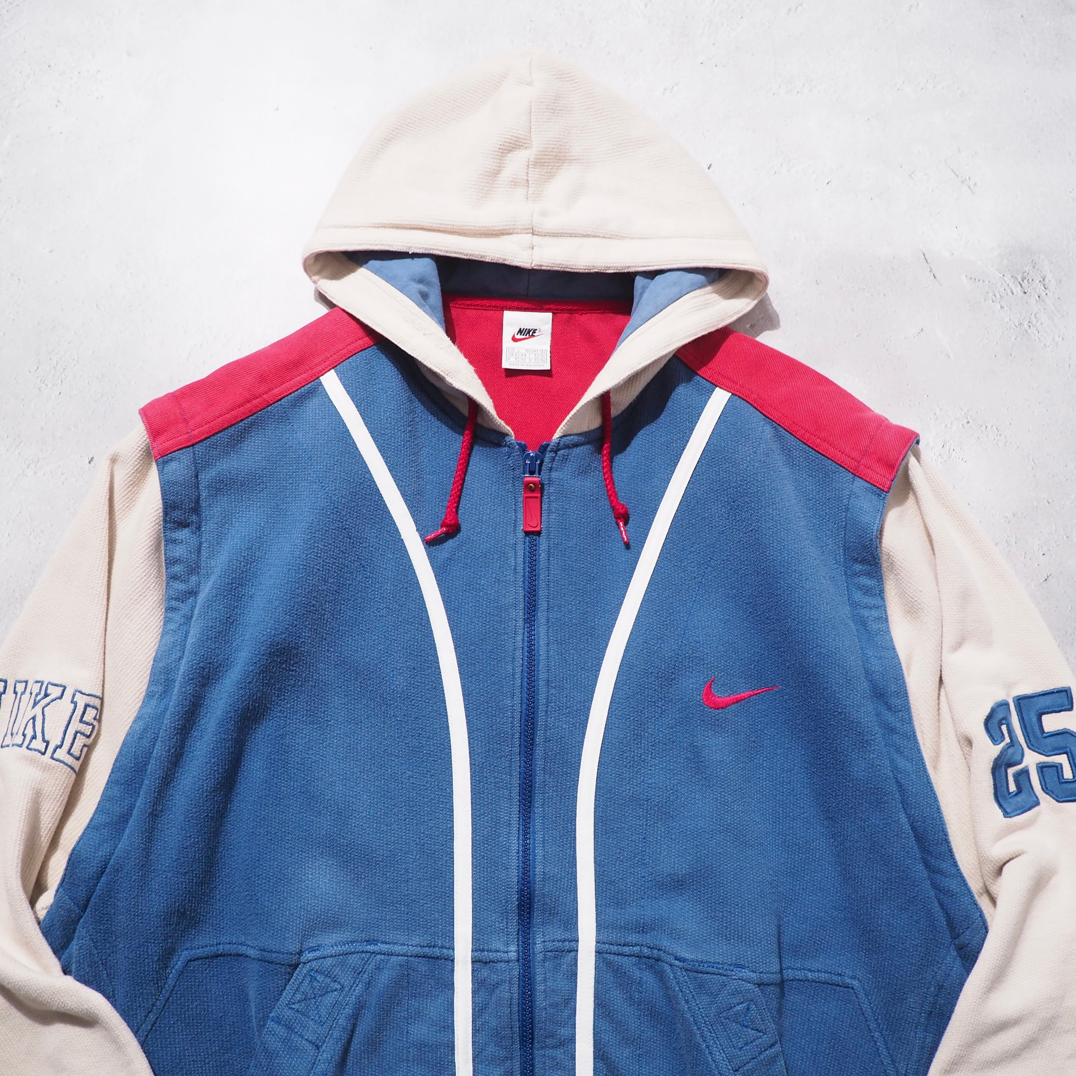 1990s " Old NIKE " 2 -way Separation arm vintage loose Full zip Parker