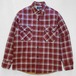 80s "Sears"L/S Filling Flannel Check Shirt シアーズ チェックフランネル中綿キルティング シャツ [M]