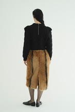 CLANE CABLE SHORT KNIT TOPS