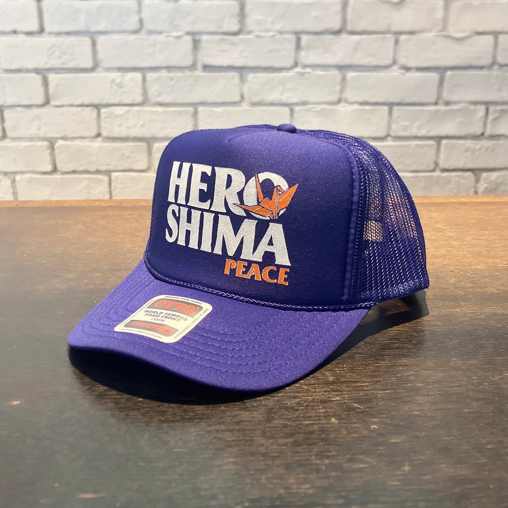 平成30年7月豪雨 災害チャリティ HEROSHIMA peace メッシュキャップ