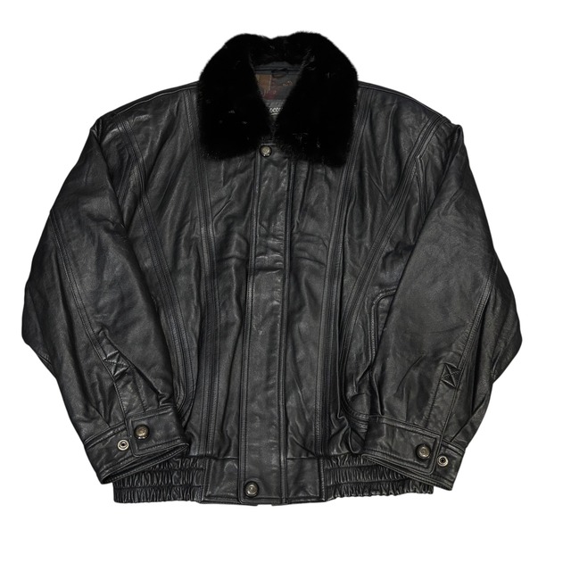 【古着】"SoeeoRso" G-1 Leather Flight Jacket