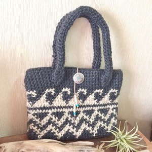 波柄のバッグ WAVE BAG BLACK【ブラック】 | Always 