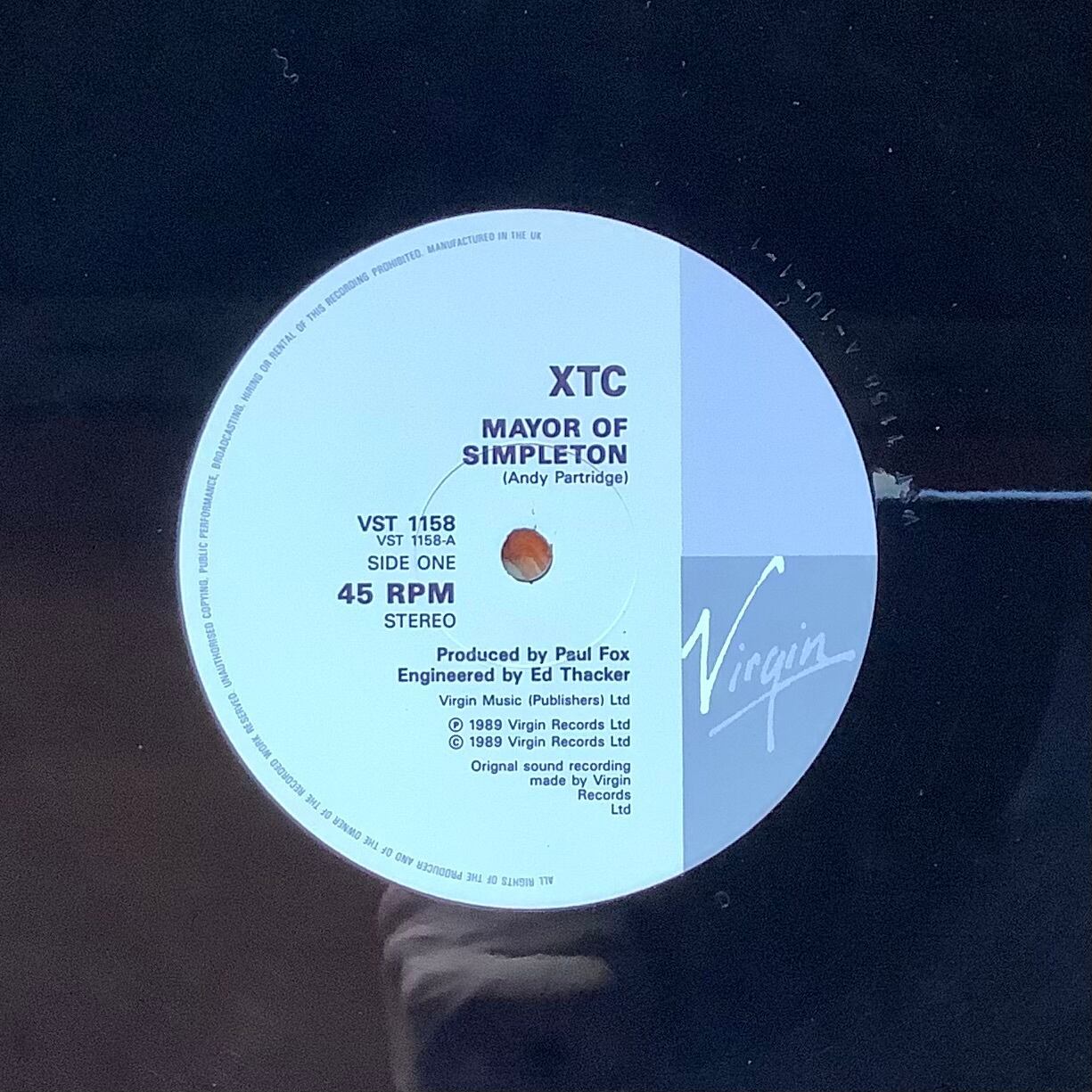 XTC / MAYOR OF SIMPLETON | Plastic Soul Records