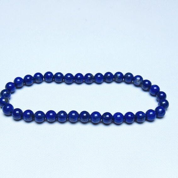 ラピスラズリ ブレスレット 5mm 一点物 メール便可 [M便 1/10] 111-48437