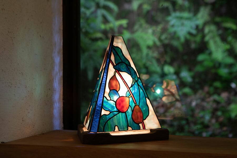 いちじく（ステンドグラスのテーブルランプ） 01020303 | ステンド