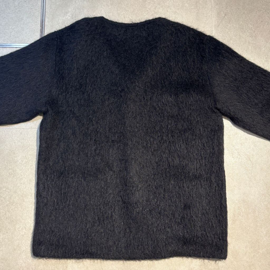 OUR LEGACY ブラック モヘア カーディガン　48 ☆OUR LEGACY☆ ブラックモヘア カーディガン (OUR LEGACY