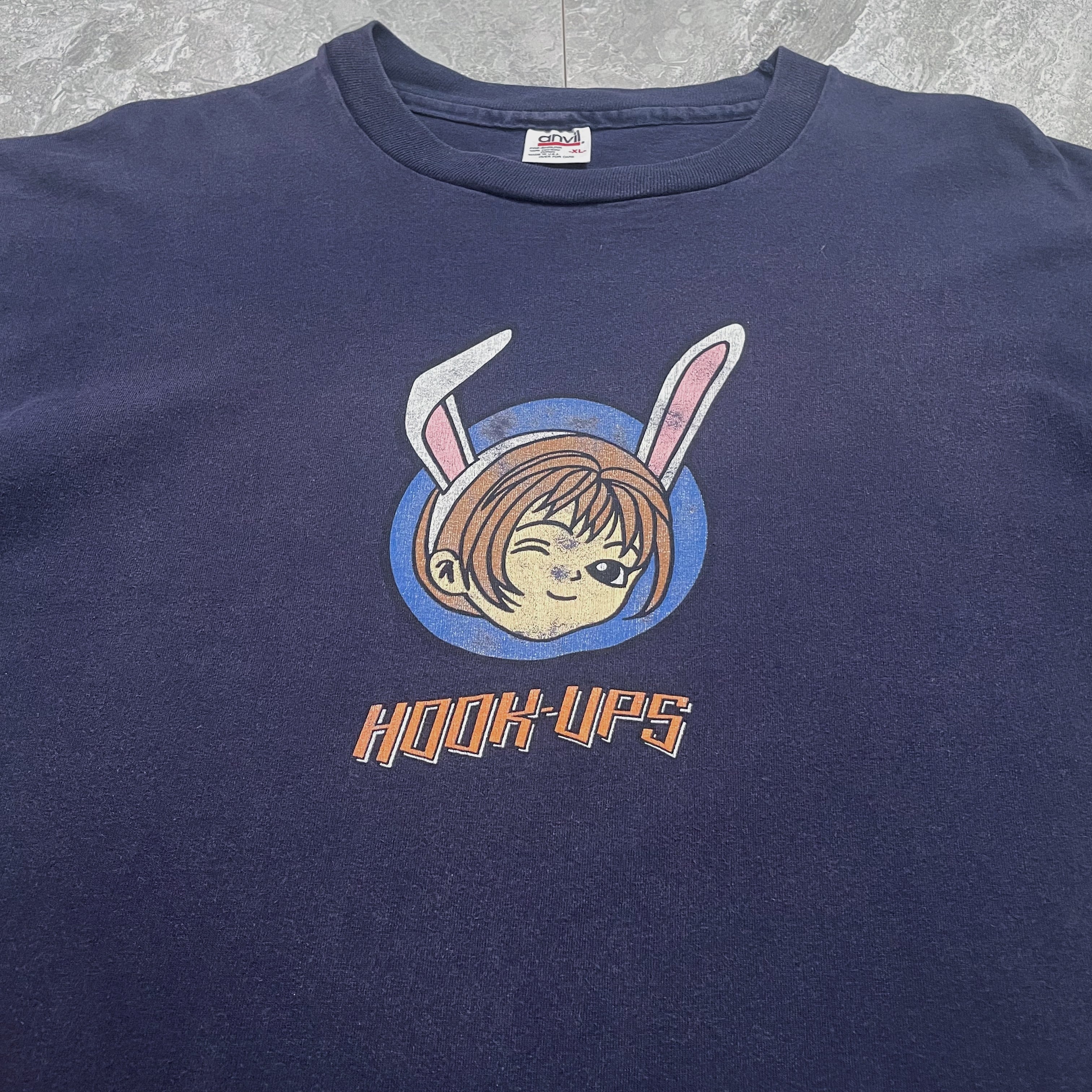 スペシャル！ hook ups 初期 tシャツ anvil カーキ L