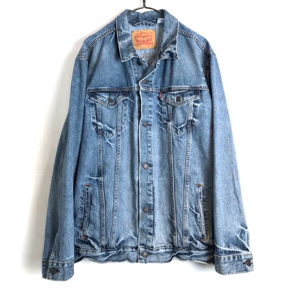 72334 [Levis big denim jacket tracker jacket [1990s-] Vintage Denim Jacket | beruf