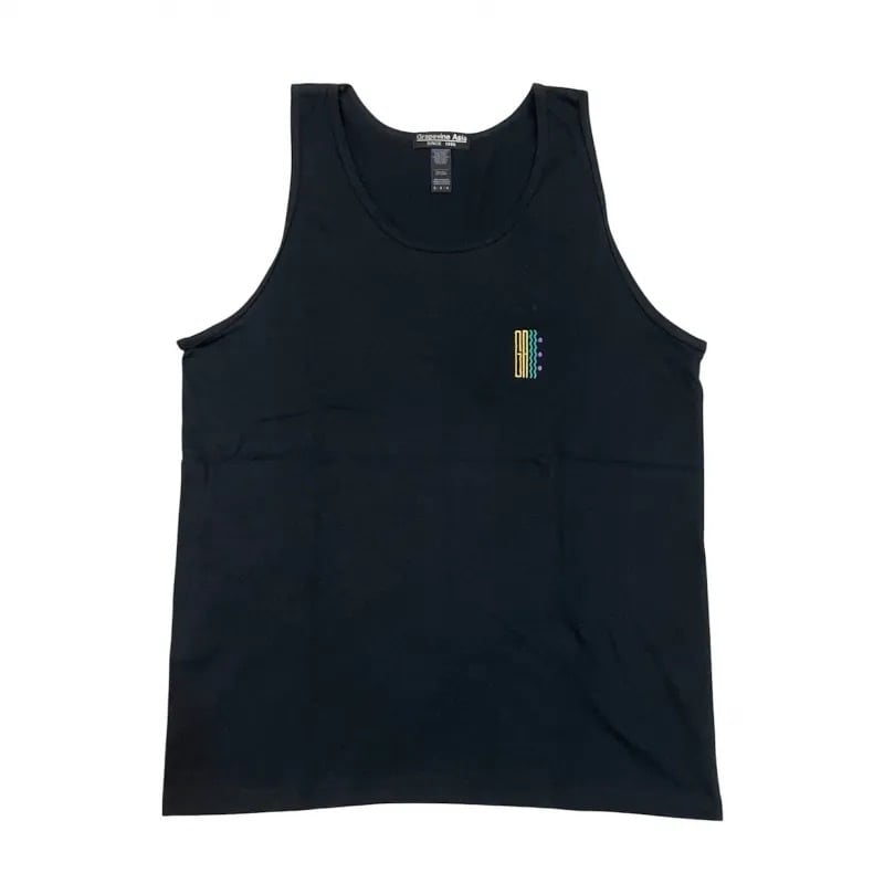 GRAPEVINE ASIA / BANNER TANK TOP / BLACK