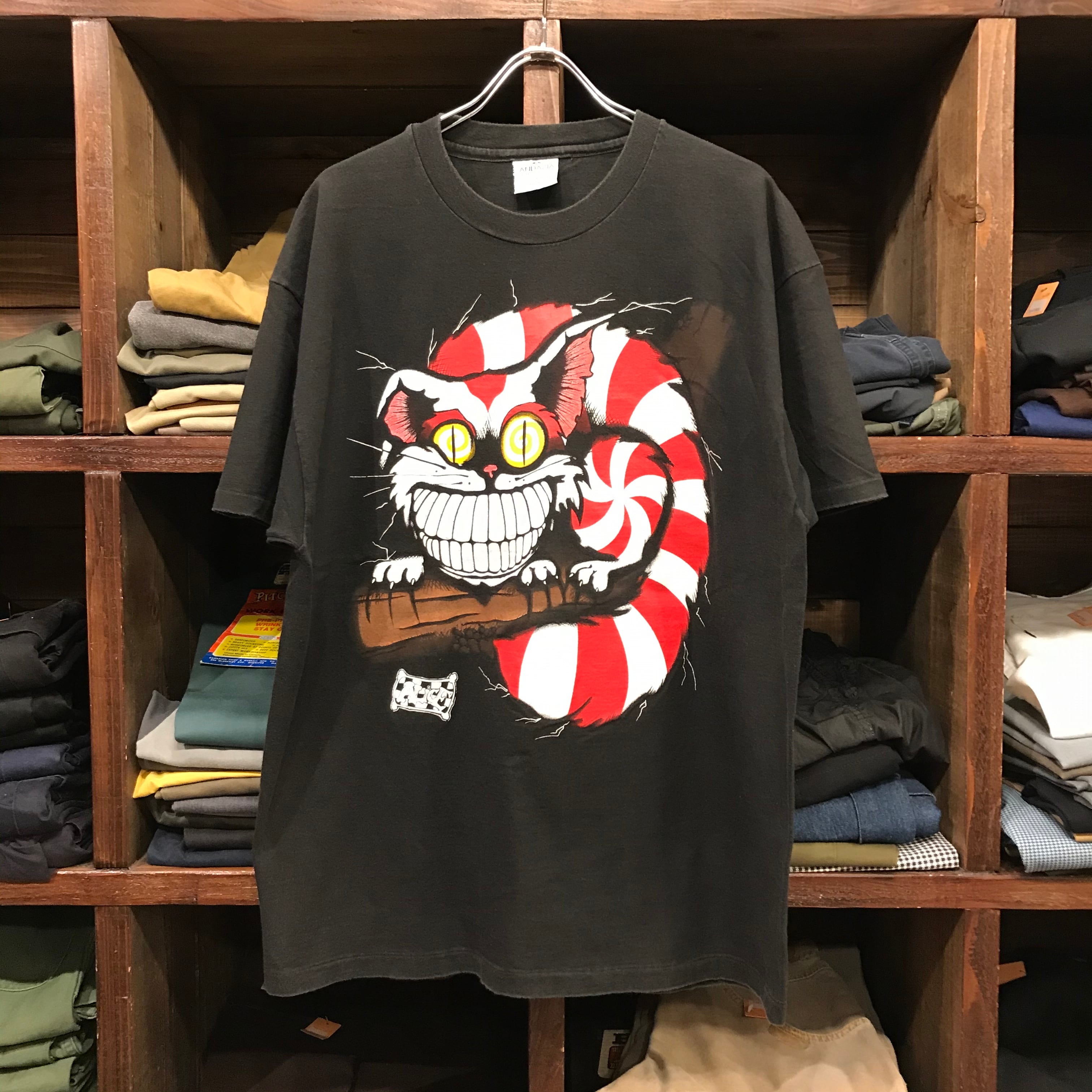 90s 不思議な国のアリス チェシャ猫 Tシャツ | VOSTOK